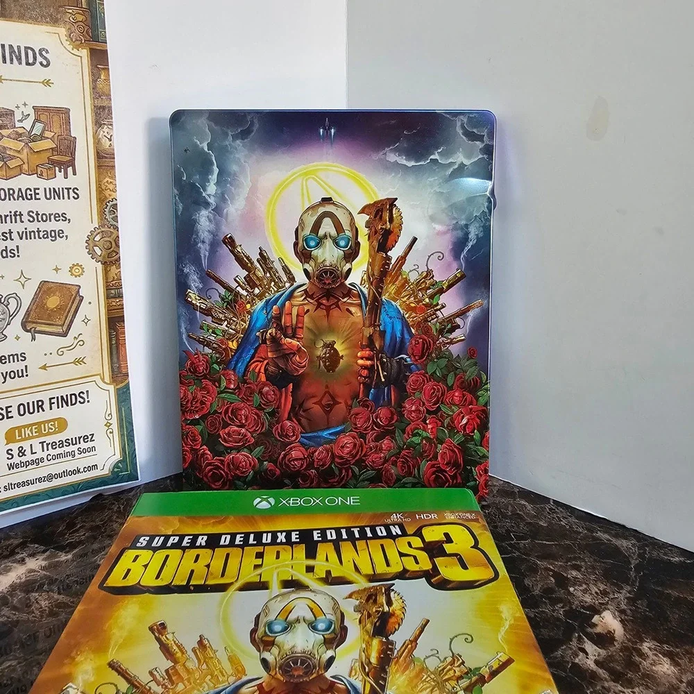 Borderlands 3 Super Deluxe Edition Xbox One SteelBook Case Gearbox 2K Games